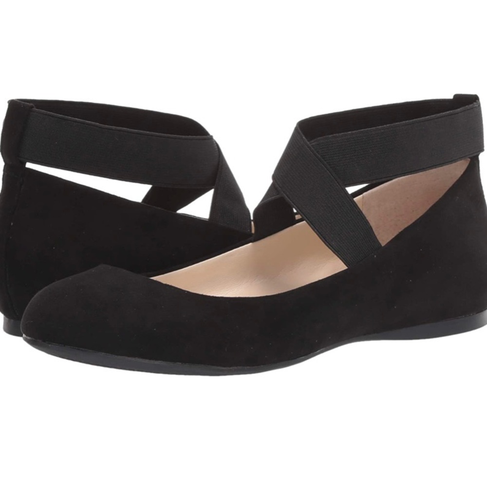 Jessica Simpson Black Microsuede Ballet Flats. Size 9.5  New, never worn.